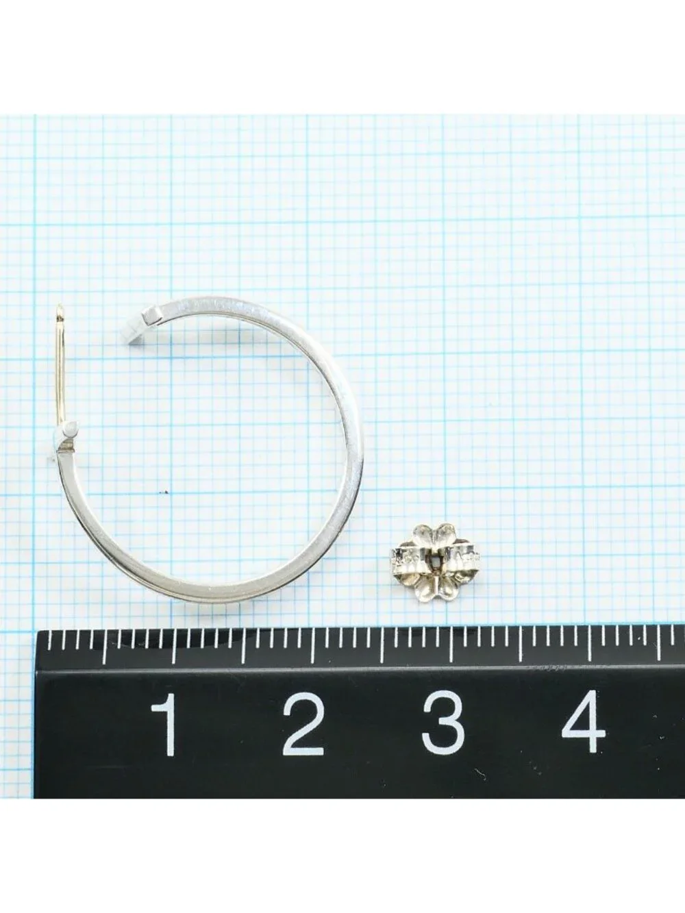 Tiffany & Co T Wire Hoop 925 Sterling Silver Earrings